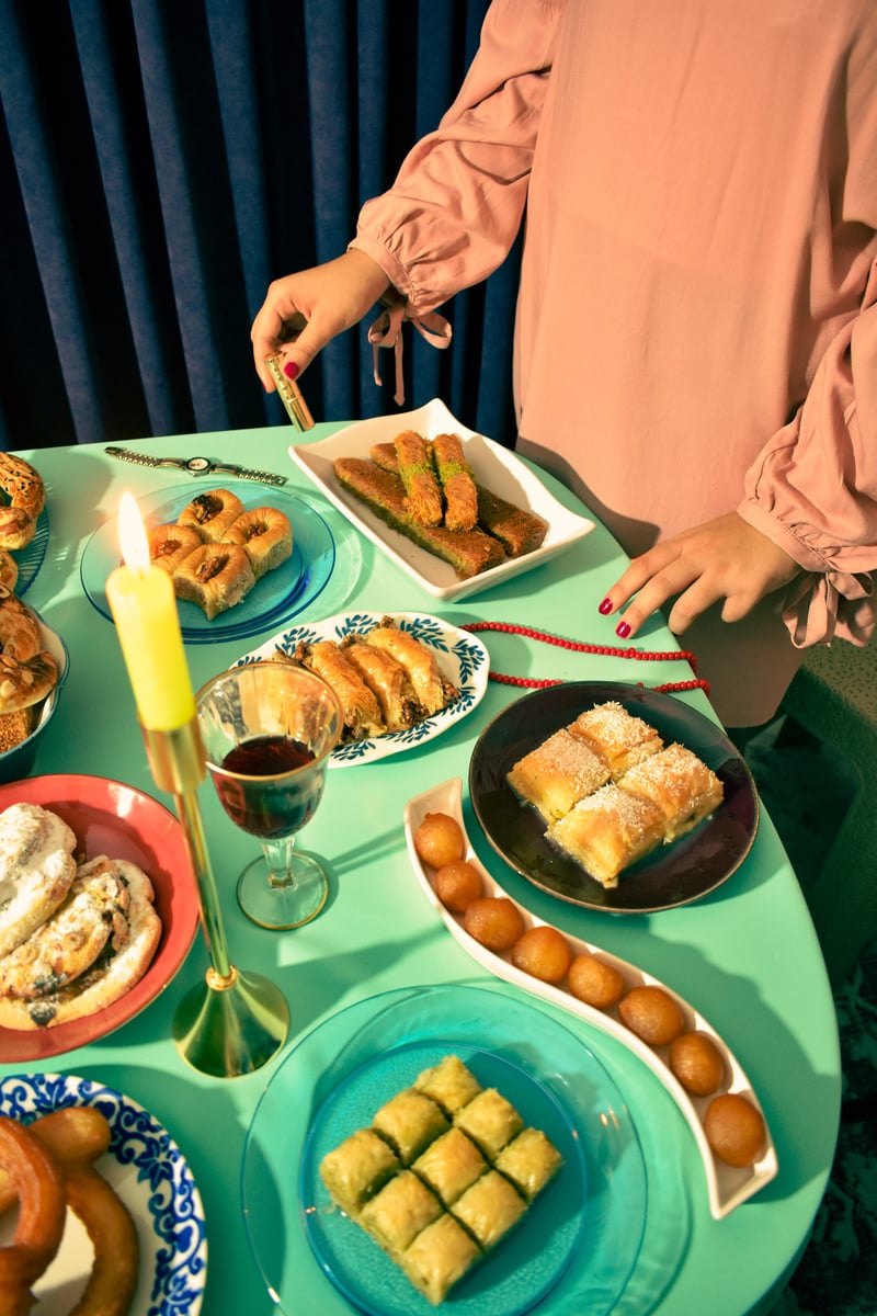 Person Choosing a Dessert